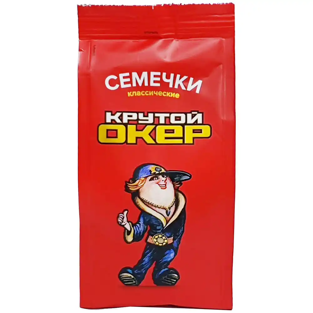 Семена подсолнечника 100 г Крутой Окер классические жареные м/уп