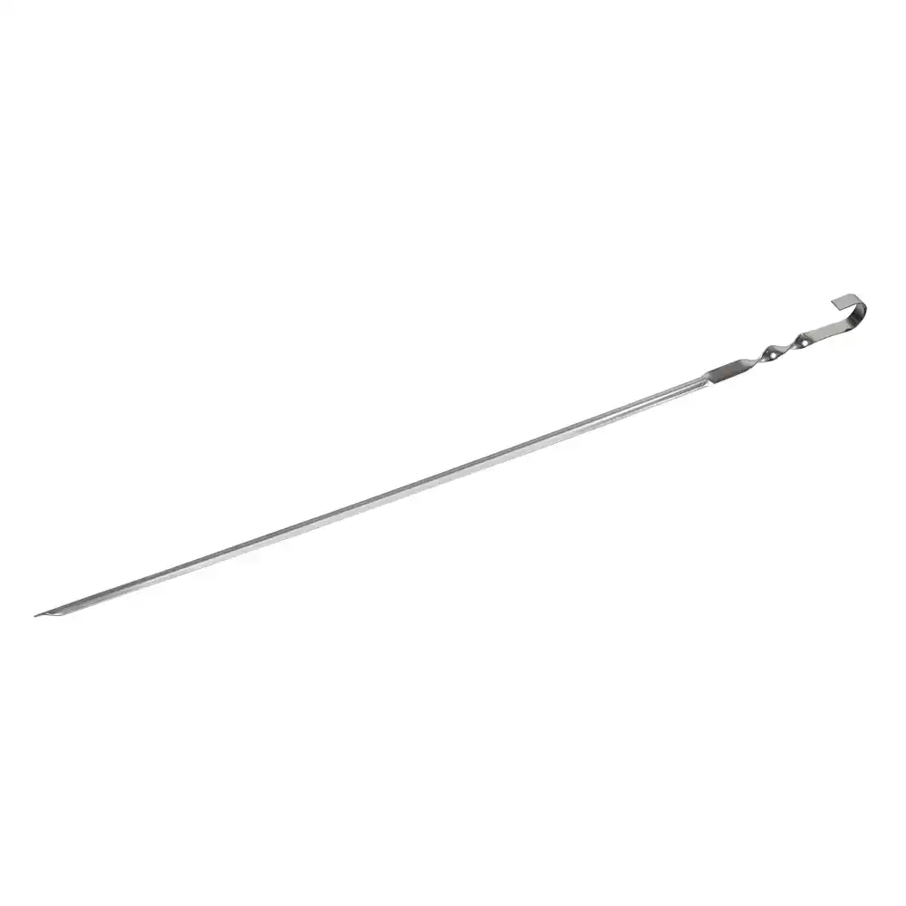 Шампур угловой 570х10х1 мм BOYSCOUT из нерж.стали к/уп