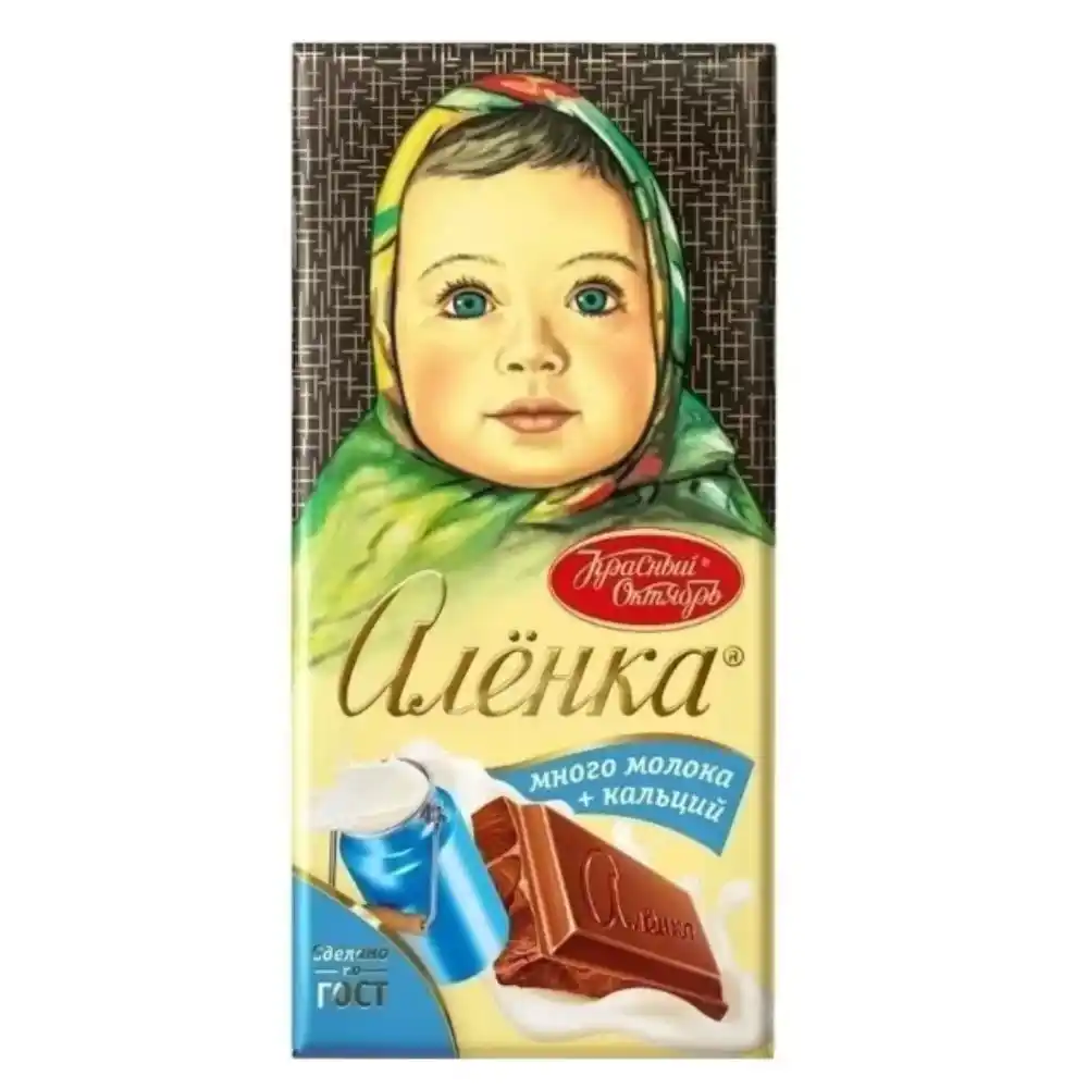 Шоколад 75г Красный Октябрь Аленка много молока бум/уп