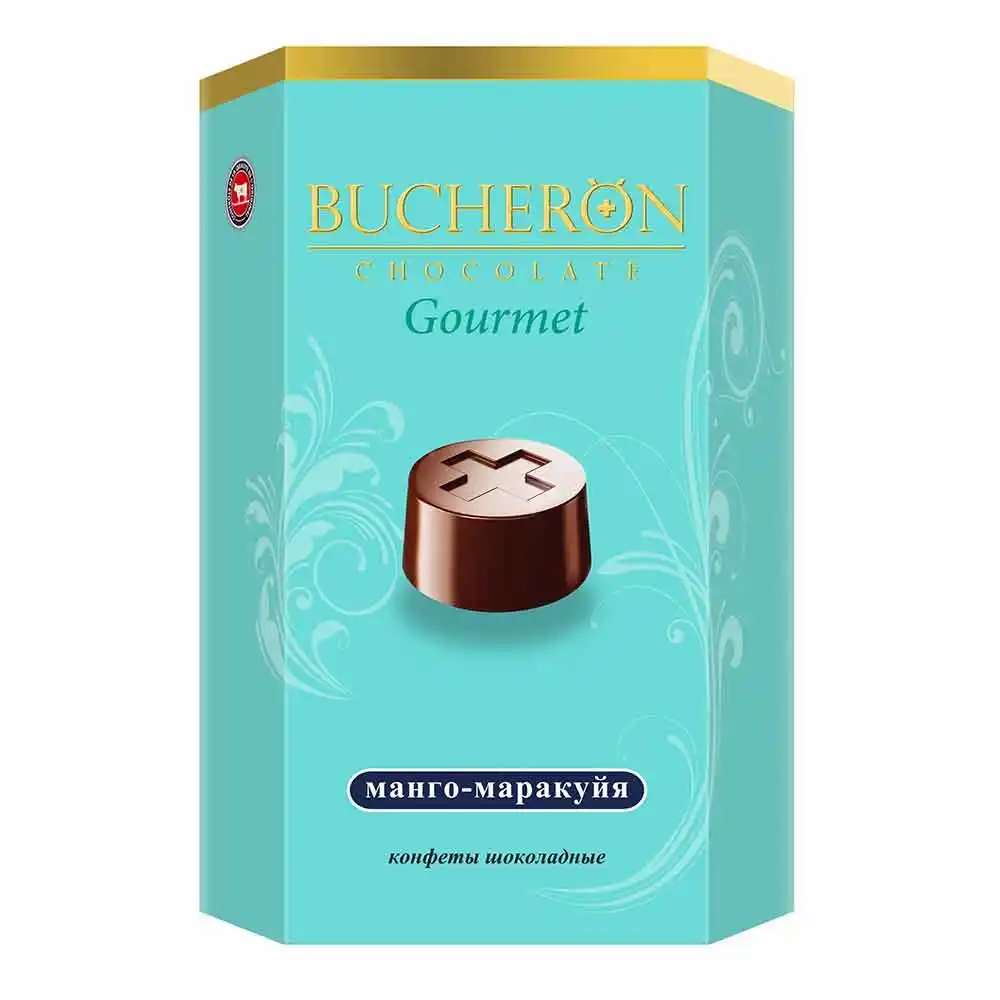 Шоколадные конфеты 130гр BUCHERON  Манго-маракуйя к/уп