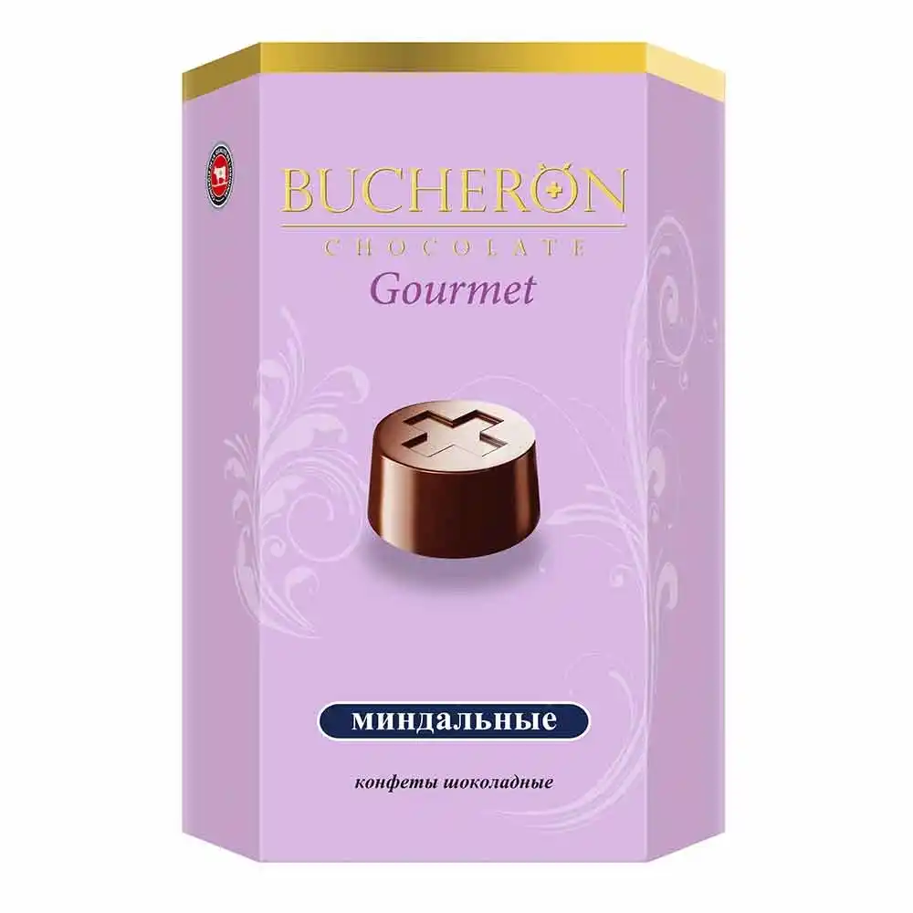 Шоколадные конфеты 130гр BUCHERON  Миндальные к/уп