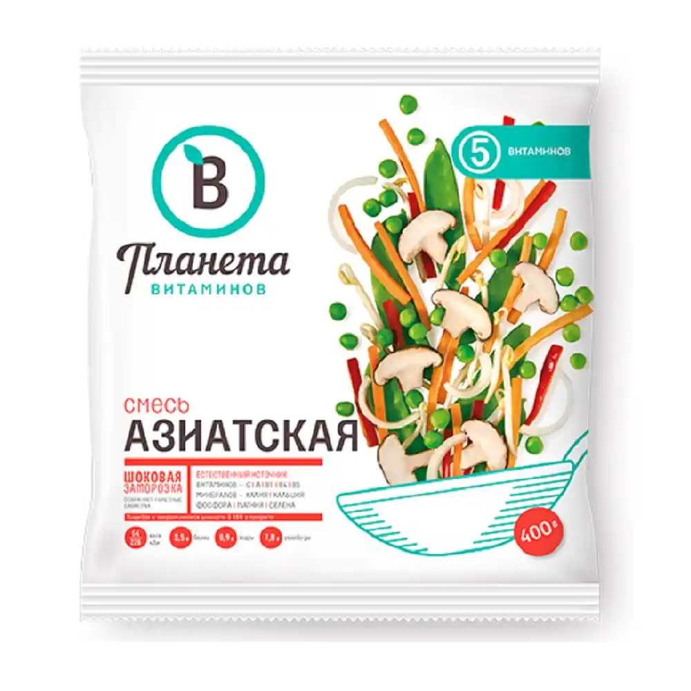 Смесь 400 г Планета витаминов Азиатская м/уп