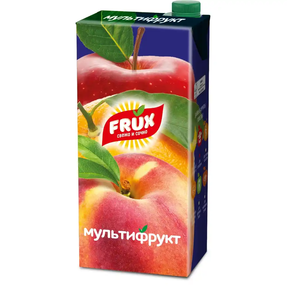 Сокосодержащий напиток 1л FRUX мультифрукт тетра-пак