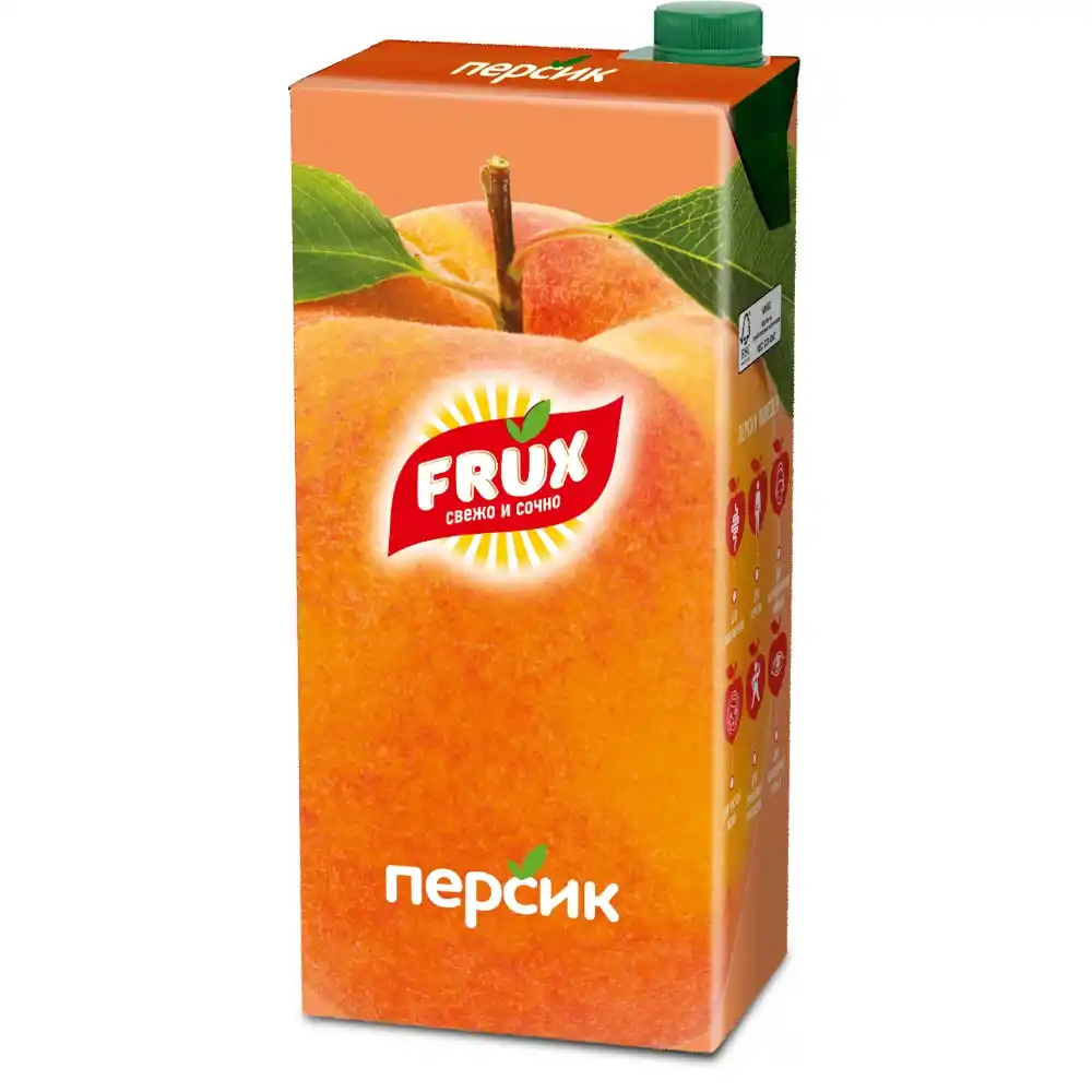 Сокосодержащий напиток 1л FRUX персик тетра-пак