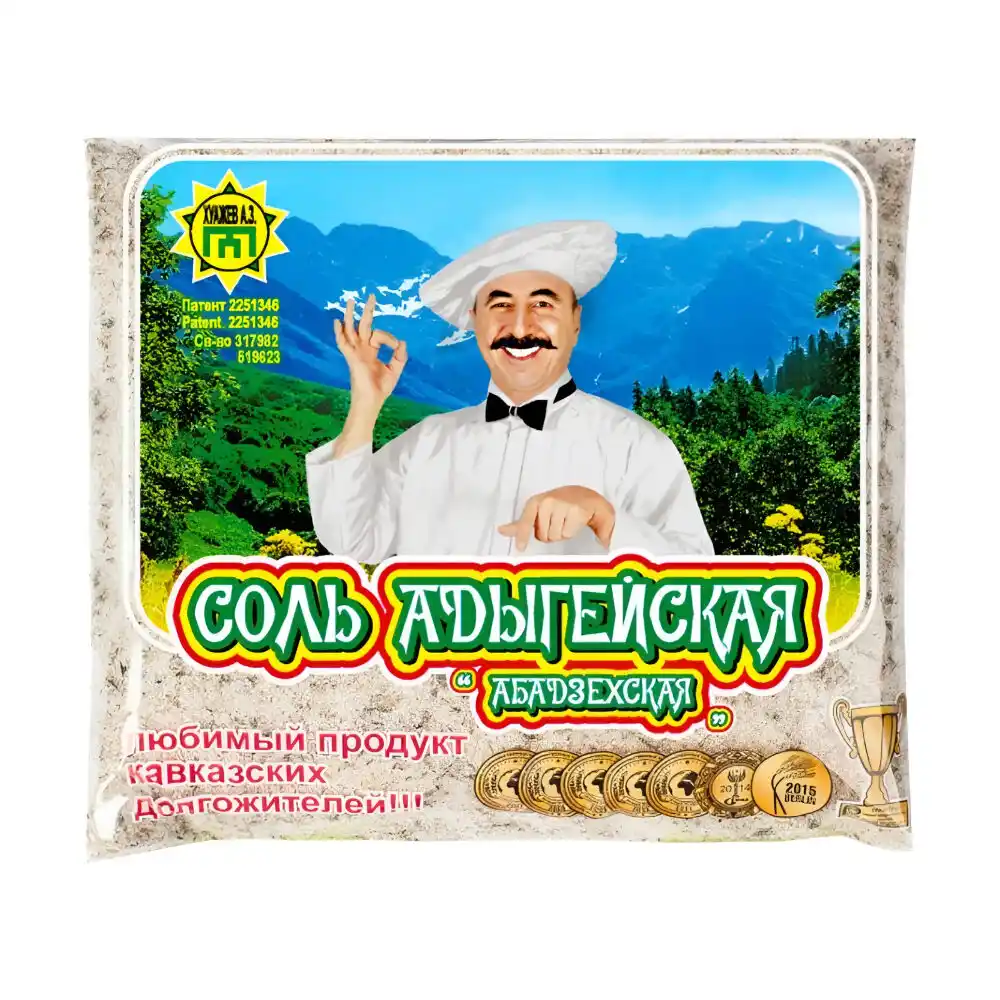 Соль 450гр Адыгейская Абадзехская м/уп