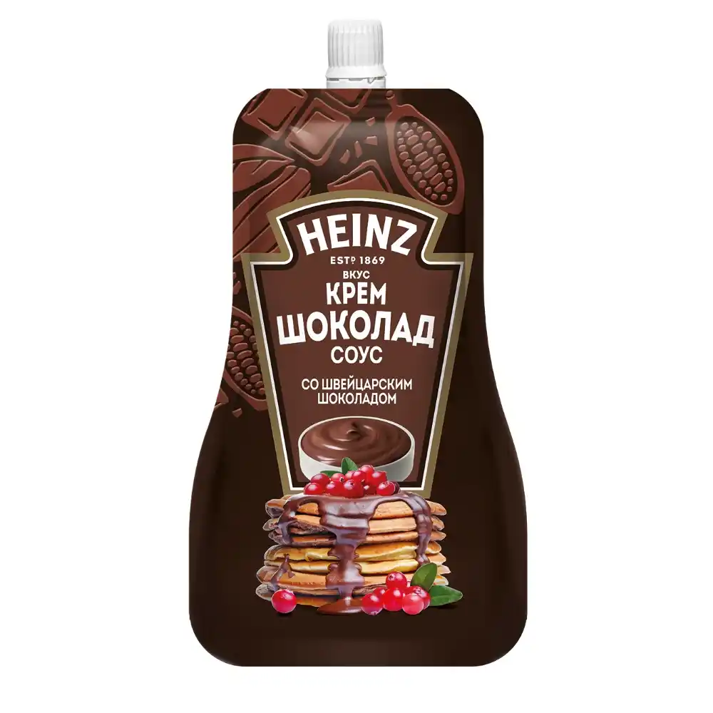 Соус 200гр Heinz вкус Крем Шоколад Дой-пак