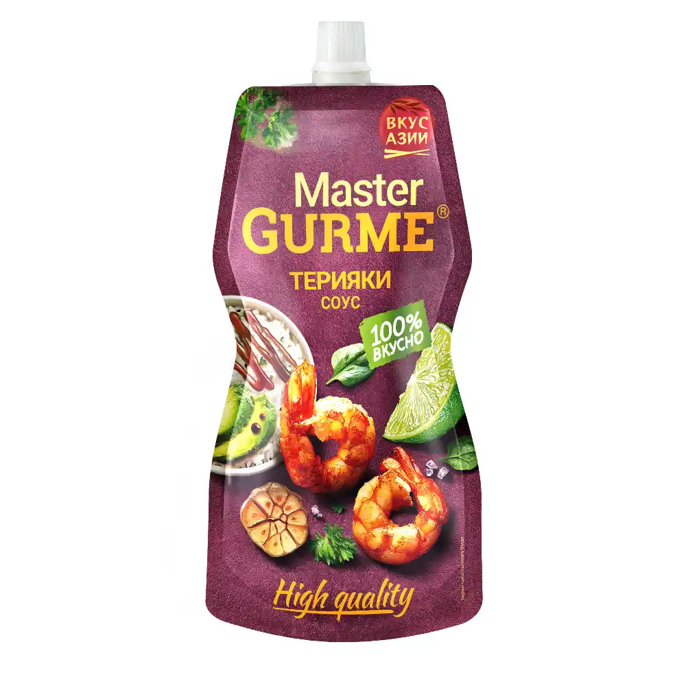 Соус 200гр Master Gurme терияки д/пак