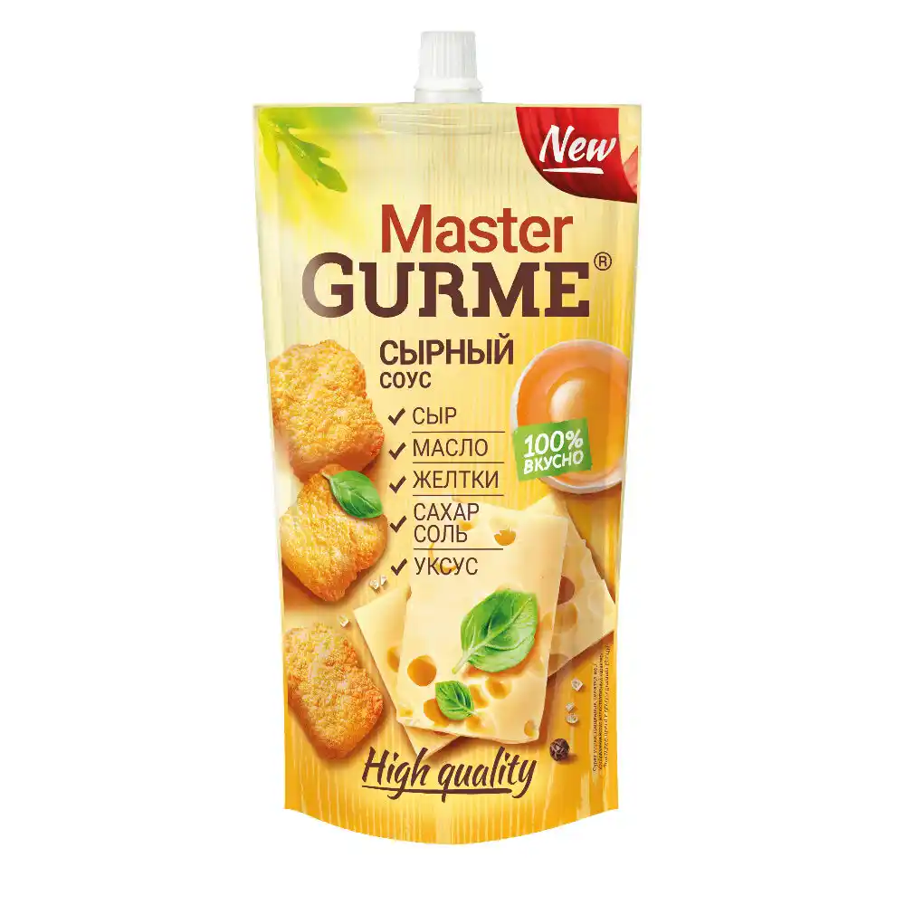 Соус 200мл Master Gurme Сырный Дой-пак