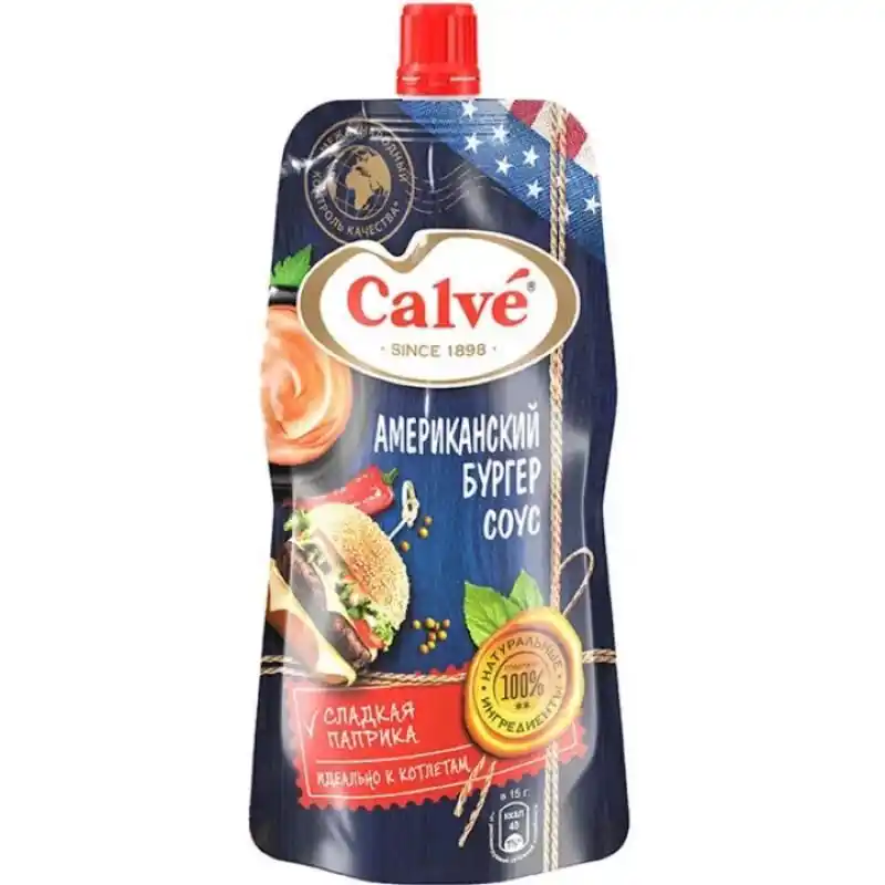 Соус 230 гр Calve Американский бургер д/п