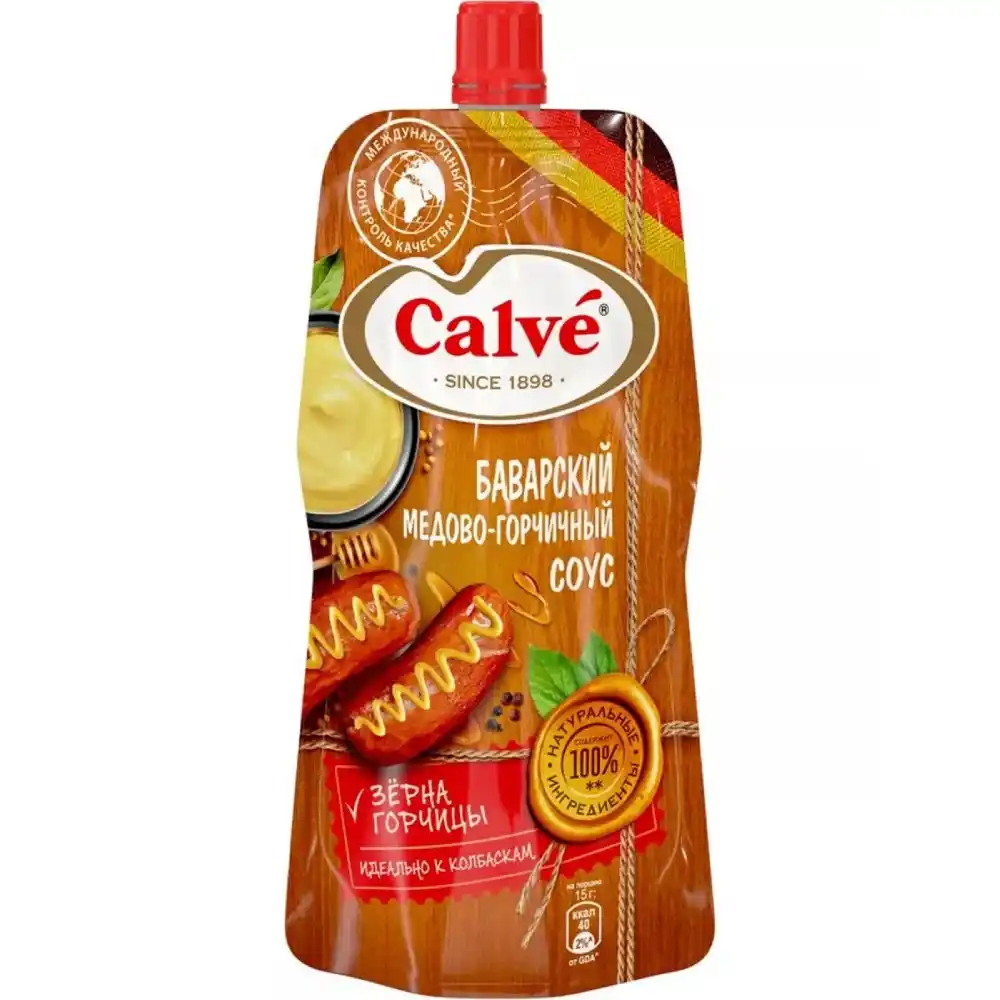 Соус 230 гр Calve Медово-горчичный д/п