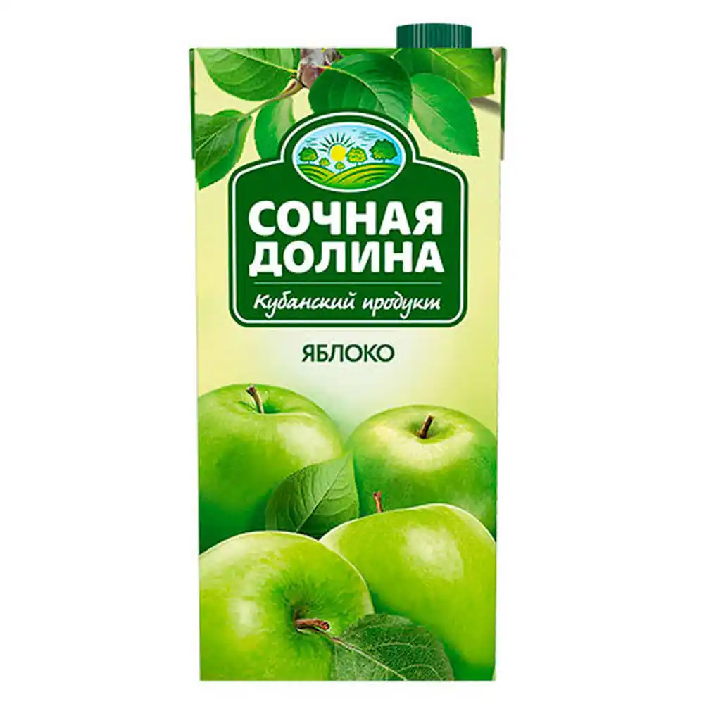 ССН 1,93 л Сочная Долина Яблочный осв. тетра-пак