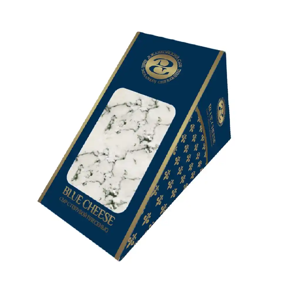 Сыр 100г Джанкойский Сыр с голубой плесенью Blue cheese фольга