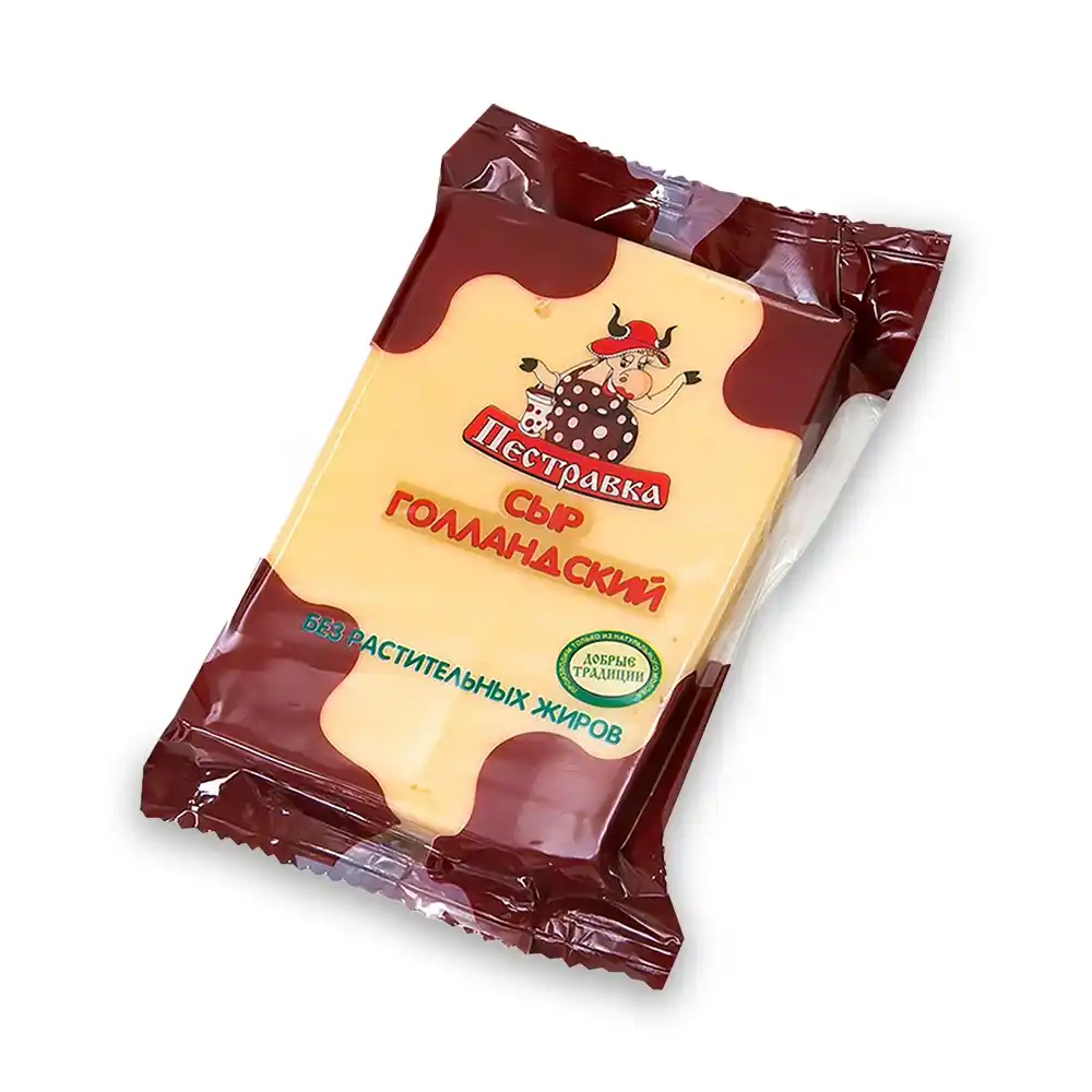 Сыр 200г Пестравка Голландский 45% флоу-пак