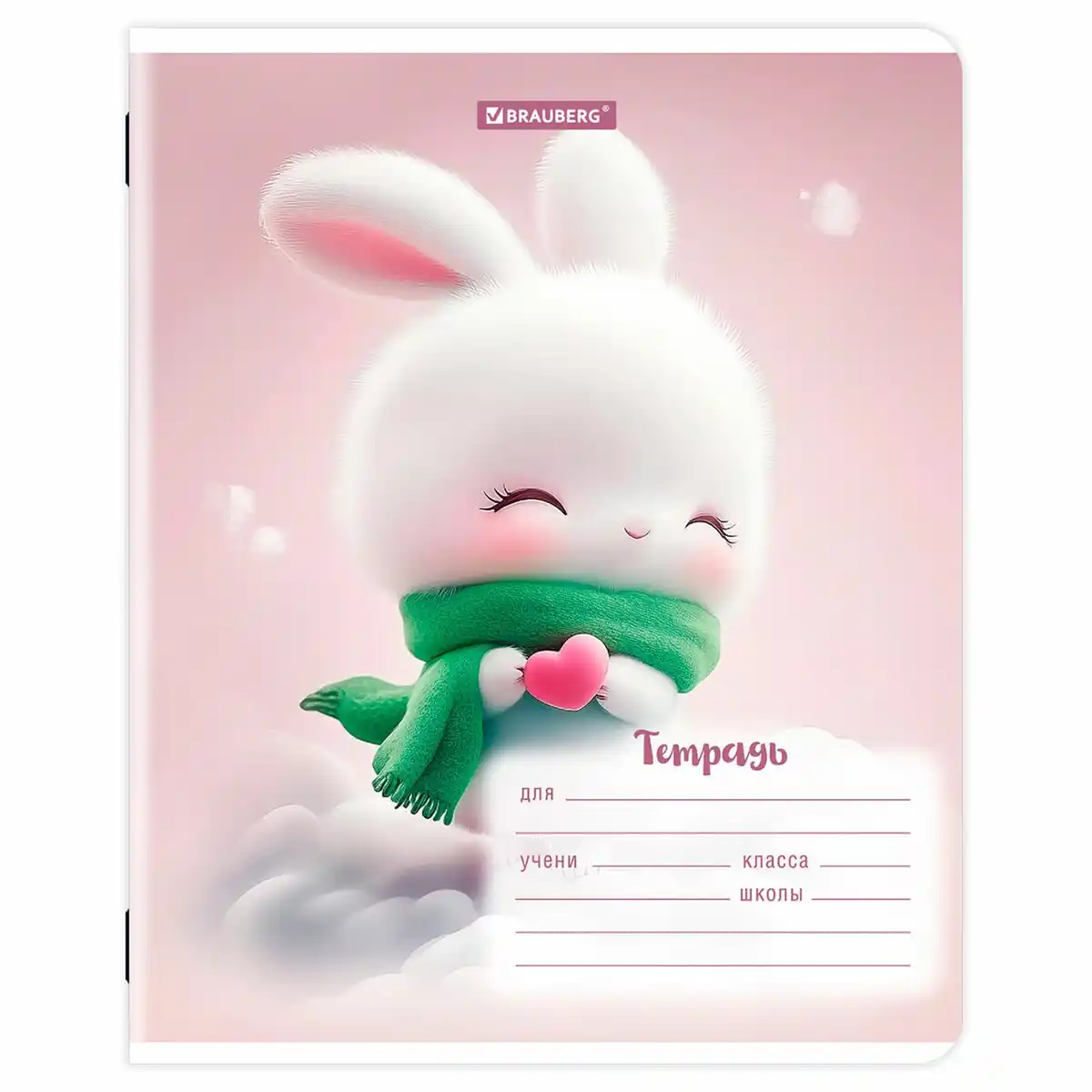 Тетрадь 12л BRAUBERG линия Милые зверушки 107287 б/уп