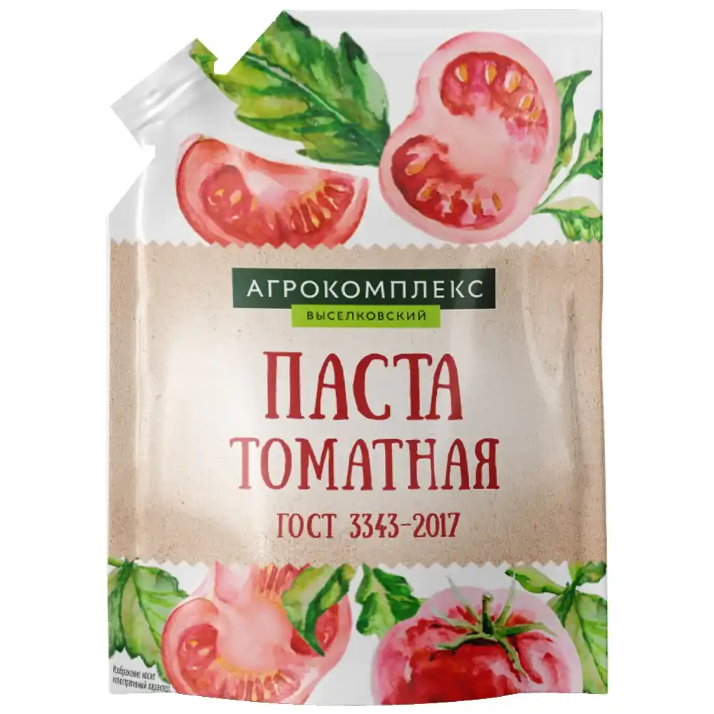 Томатная паста 70 гр Агрокомплекс ГОСТ 25% сашет