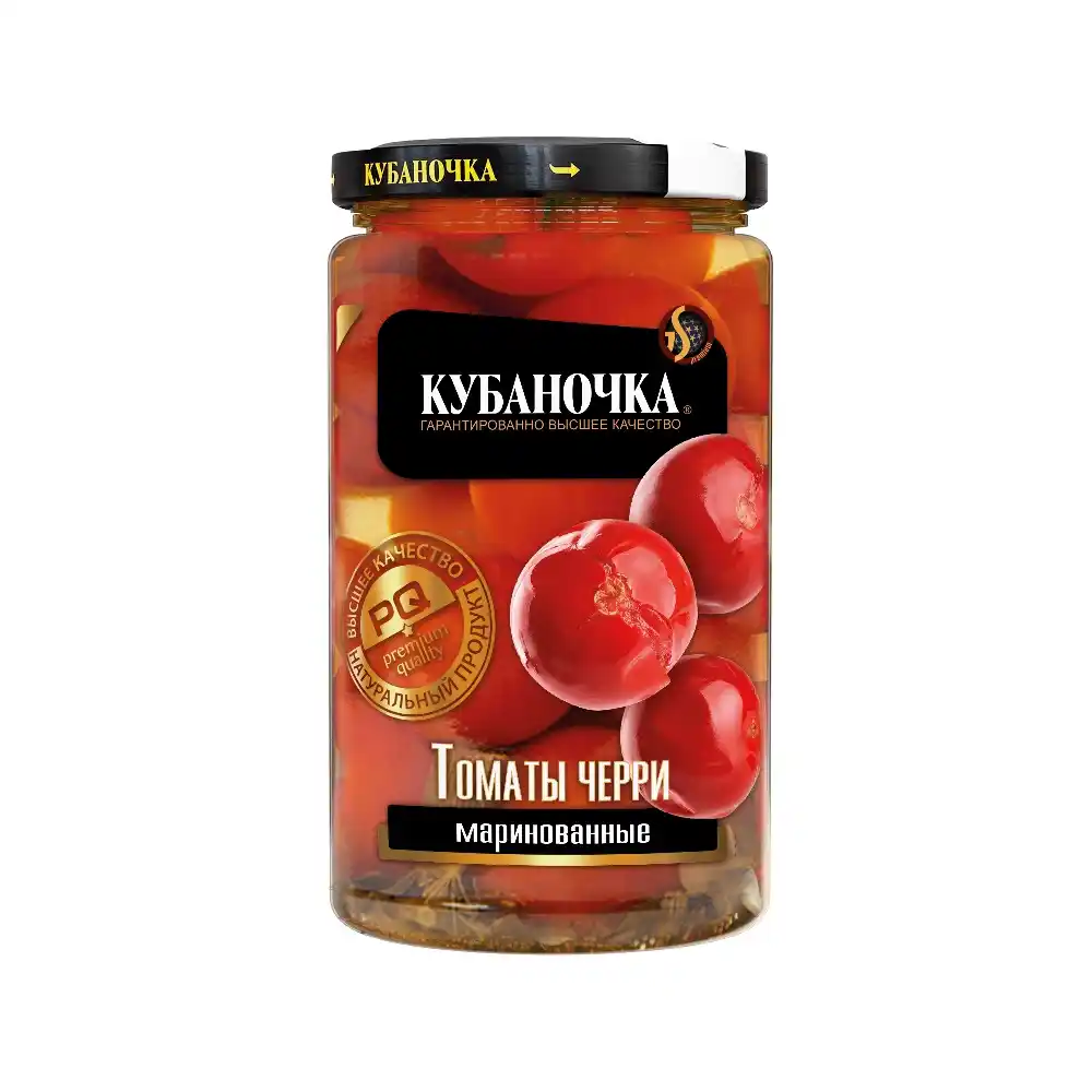 Томаты 360гр Кубаночка Черри маринованные ст/б