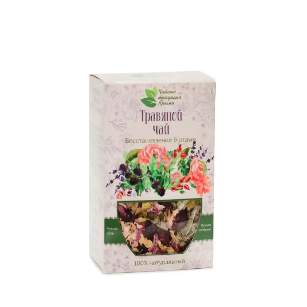Травяной чай 40 г Чайные традиции Крыма Восстановление и отдых к/уп