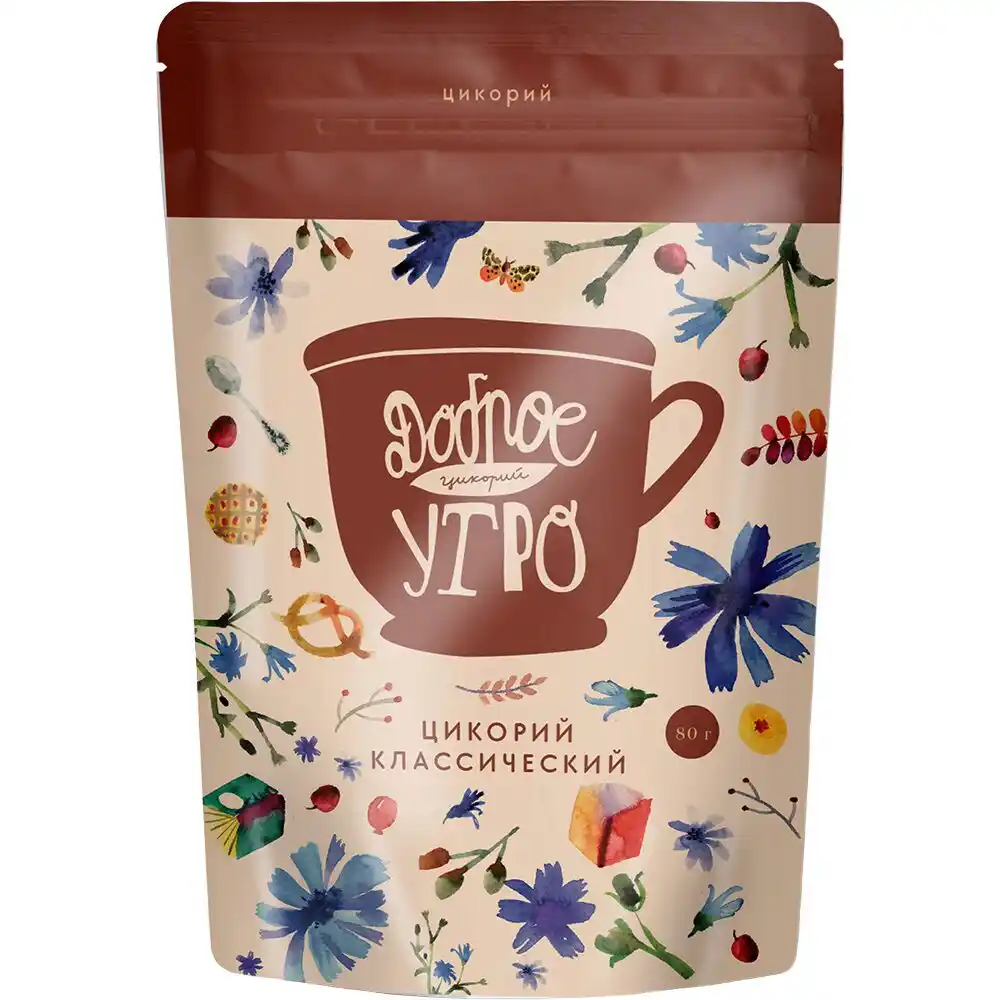 Цикорий 80гр Доброе утро Классический м/уп