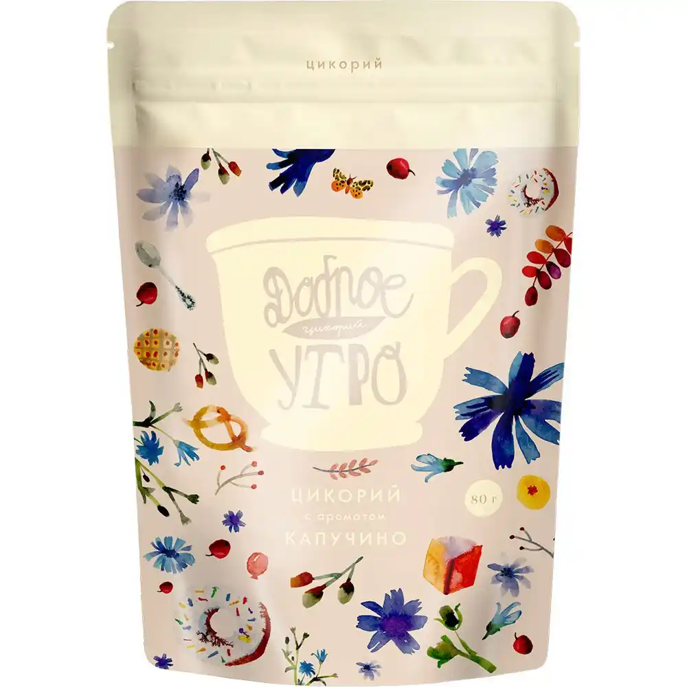 Цикорий 80гр Доброе утро с ароматом Капучино м/уп