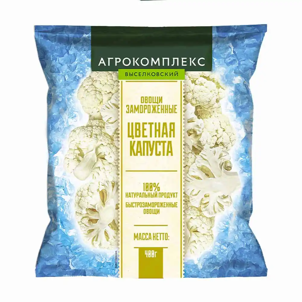 Цветная капуста 400 гр Агрокомплекс м/уп