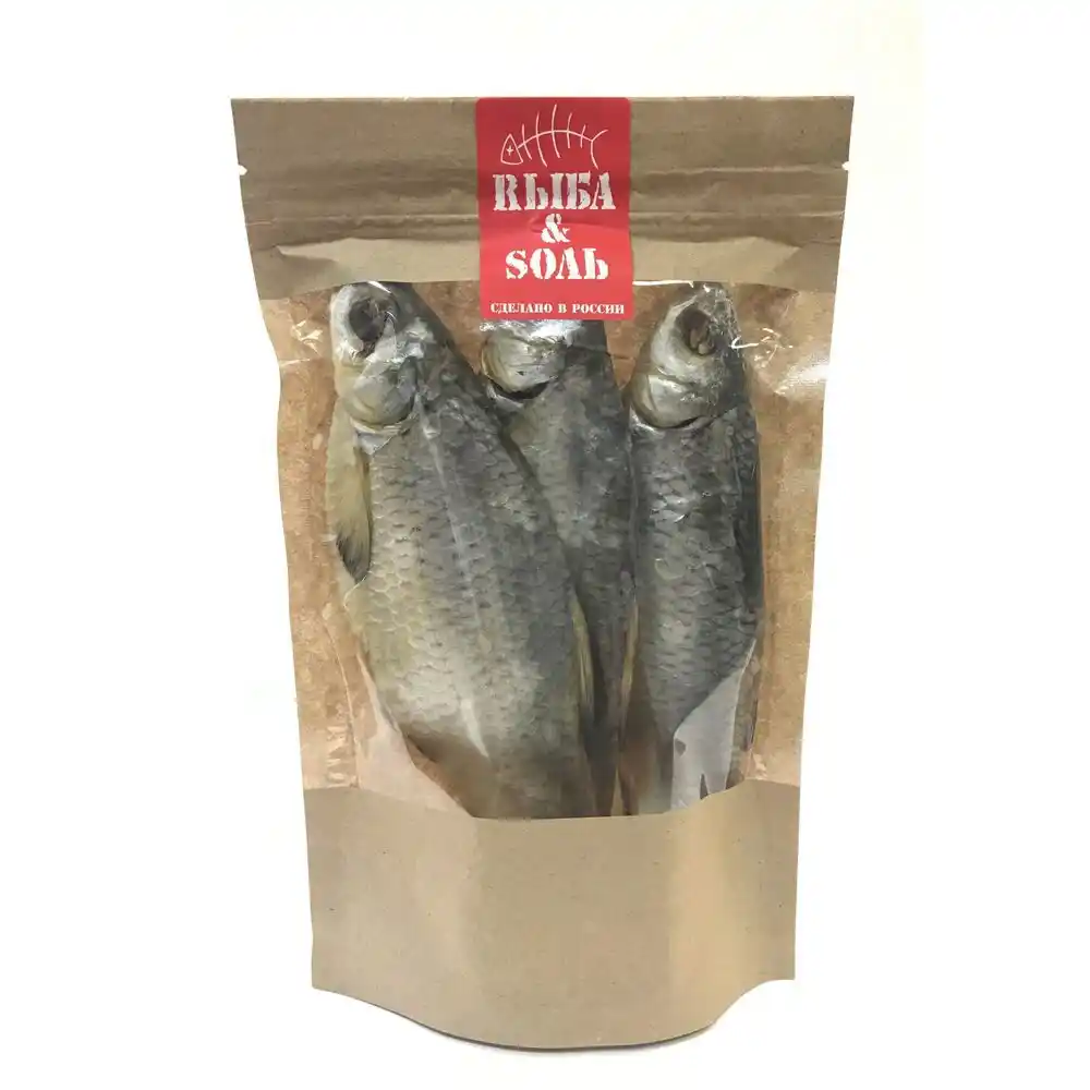 Вобла 180 г Rыба&Sоль вяленая к/уп