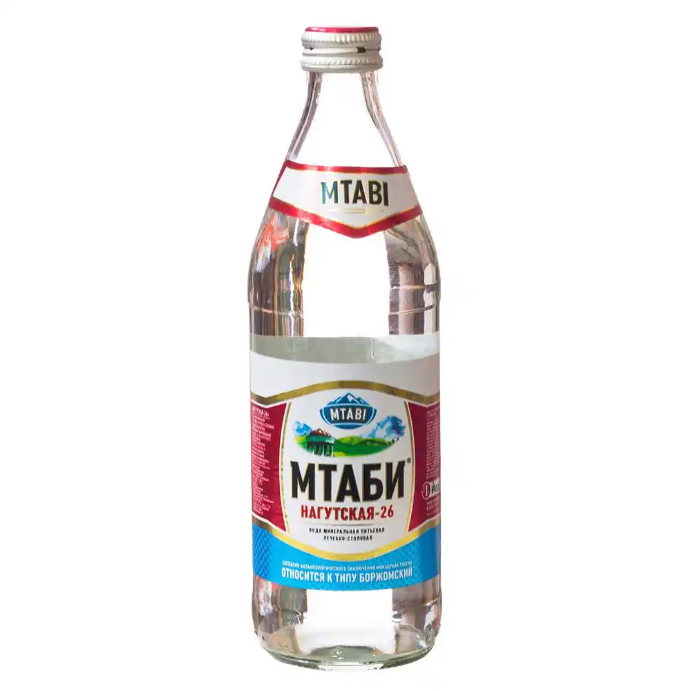 Вода 0,45 л Мтаби-нагутская минеральная евровинт ст/бут
