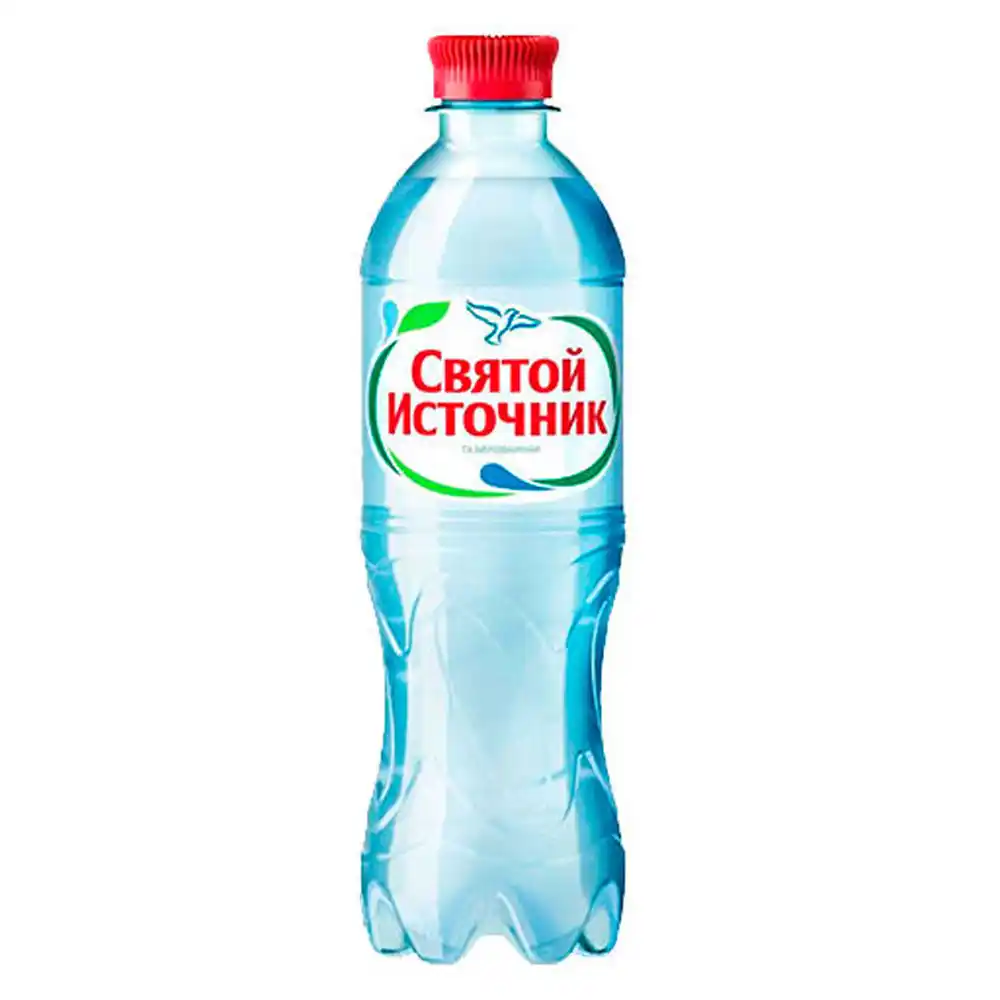 Вода 0,5 л Святой Источник минеральная газированная ПЭТ