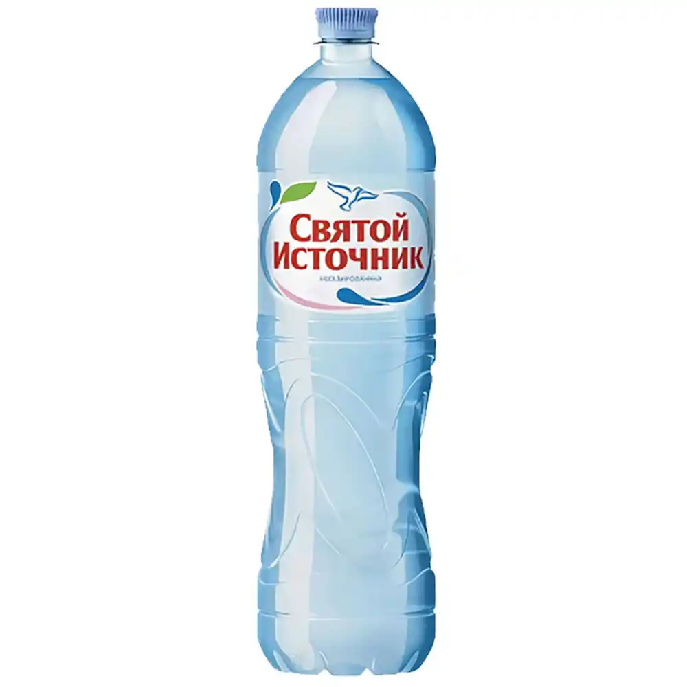 Вода 1 л Святой Источник минеральная негазированная ПЭТ