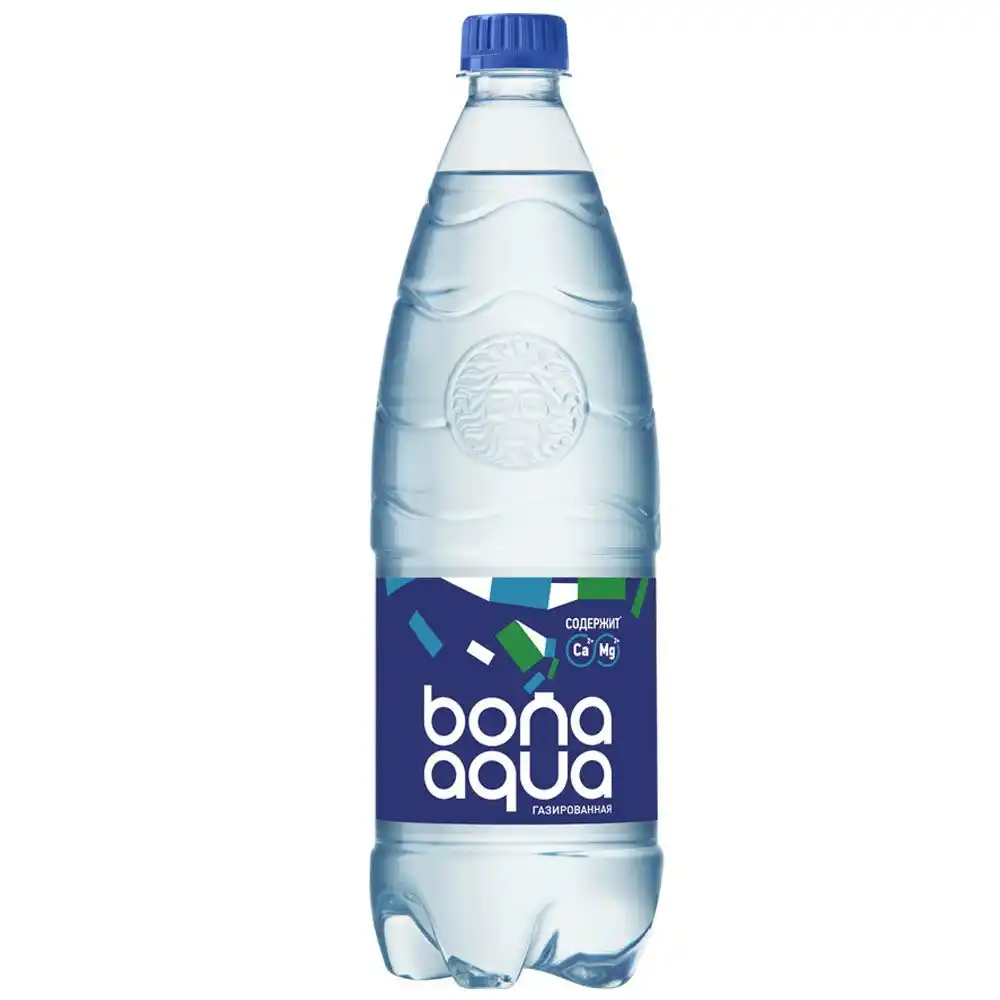 Вода 1л BonaAqua газированная пл/бут