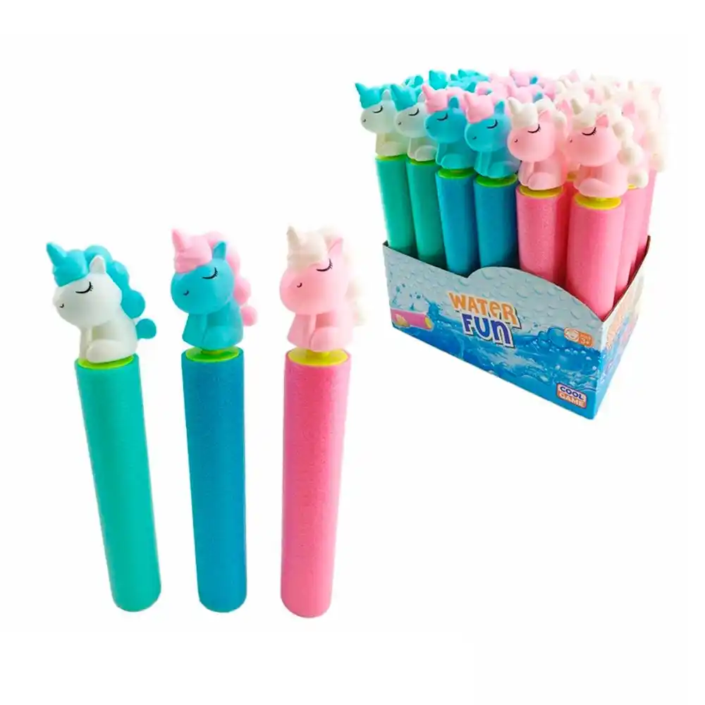 Водное оружие 26*4см Феникс Toys Единороги б/уп