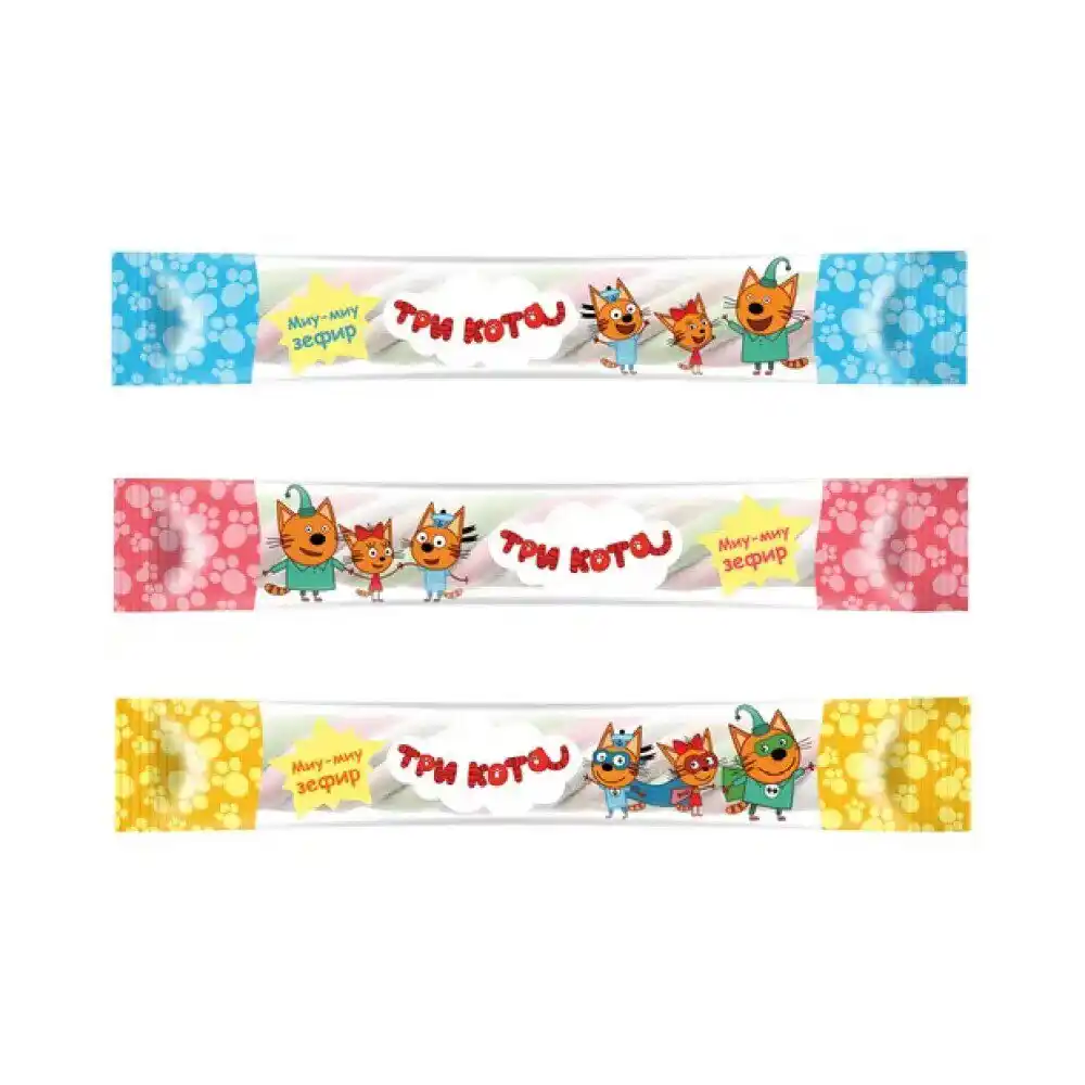 Зефир воздушный 15 г ТРИ КОТА для какао и десертов м/уп