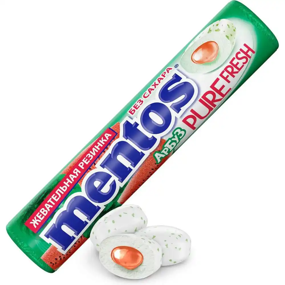 Жевательная резинка 15,5 г Ментос Арбуз м/уп