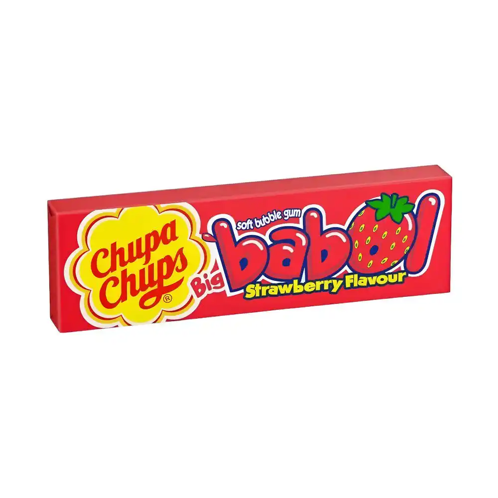 Жевательная резинка 20 гр Chupa Chups Big babol со вкусом клубники м/уп